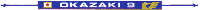 日本代表　　ミサンガ（OKAZAKI）
