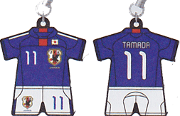 日本代表　ラバーストラップ　玉田圭司