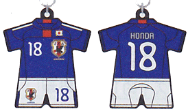 日本代表　ラバーストラップ　本田圭佑